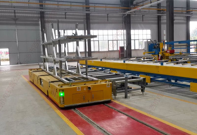 RGV軌道車，可有效提高制造運行效率