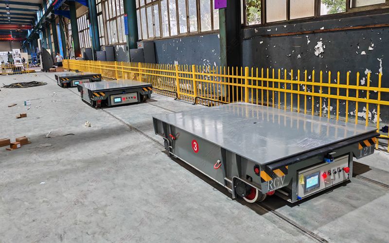 卷?yè)P(yáng)機(jī)牽引式無動(dòng)力軌道平板車 vs. 電動(dòng)軌道平板車：特點(diǎn)與特殊工況分析