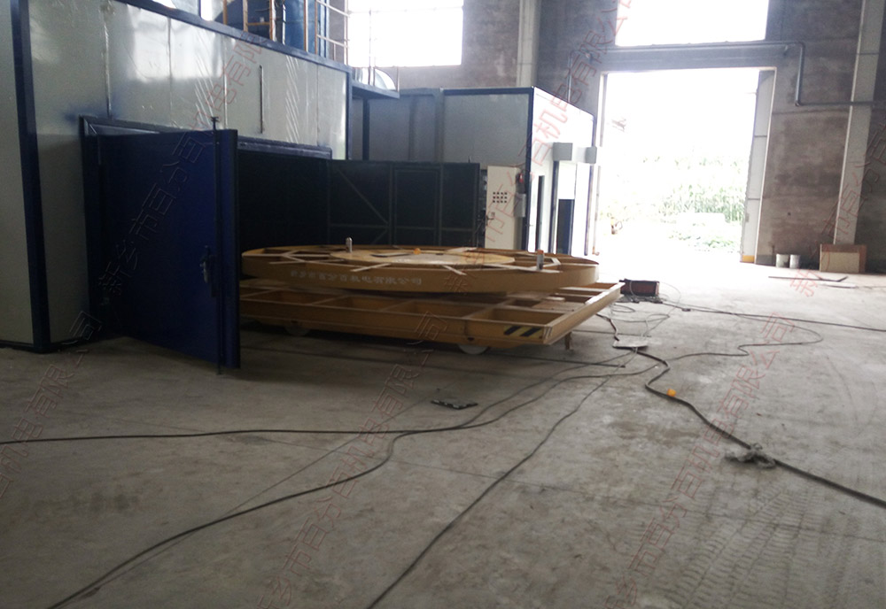 軌道平車-旋轉臺面2